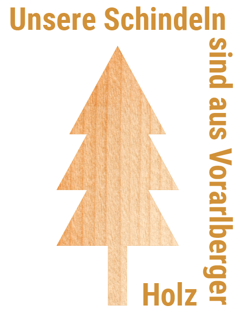 Schindeln aus Vorarlberger Holz