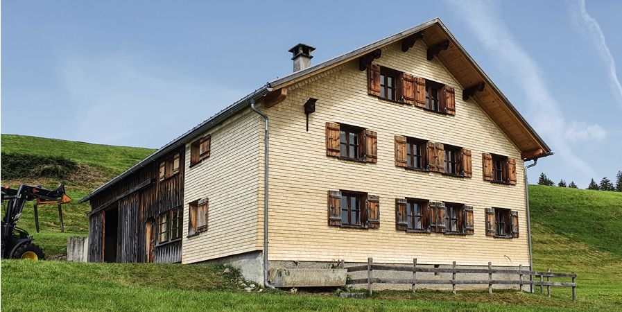 Alpe neu geschindelt